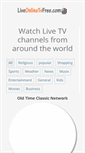 Mobile Screenshot of liveonlinetvfree.com